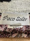 Paco Soler Zebra Tapestry Jacket S m Animal Print Boho Retro 90s Eclectic Usa
