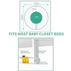 8 Pcs Baby Closet Dividers  Double-sided Newborn To 24 Month  Colorful
