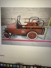 Vintage Antique 1938 Fire Truck Pedal Car 