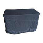 Lot Of 2 4  Ft  X 2  Ft  Fitted Polyester Tablecloth Cover Wedding Banquet Black