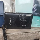 Canon Powershot Sd780 Is 12 1mp Digital Elph Camera Slim Design Black With Box