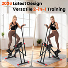 Stair Stepper For Home Exercise new Version Stair Climber With Adjustable Resist