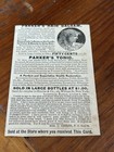 Lot Of 3 Parker s Ginger Tonic Victorian Trade Card Quack Medicine-1g