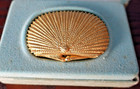Estee Lauder 1973 Solid Perfume Shell Compact Youth Dew Memento W box