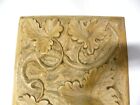 Wonderful Vintage Antique Solid Wood Carved Panel  b20 