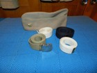 Vintage us Navy Officer Lt commander khaki Uniform coat pants 2 Shirts belts hat
