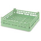 Vollrath 5267010 Light Green Full Size Short Open Dish Rack