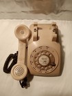 Vintage Bell System Western Electric Beige Rotary Desk Telephone Phone Tested