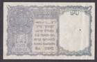  xf  Pinholes  1940 India 1 Rupee P-25a W 87-489430  a03-2 