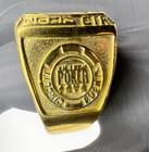 World Series Of Poker Wsop 2017-2018 Championship Ring Size 12 18k Plate Replica