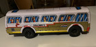 Vintage Trailways Friction Tin Bus Made In Japan 1960s