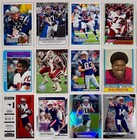 New England Patriots Nfl Football Trading Cards Vintage 1974 To 2024 Lot Of 40