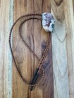 Raw Pink Amethyst With Druzy Bolo Tie