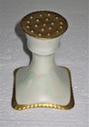 Antique Gold Pearlized Hat Pin Holder Victorian Signed Bavaria