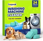 5x Power Washing Machine Cleaner Tablets - Deep Clean  Odor Elimination  Pet Fur