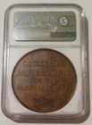 Argentina 1901 Bronze Medal Bartolome Mitre Martinez 80th Birthday Au58 Bn Ngc