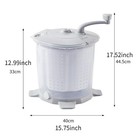 Manual Clothes Washer Portable Laundry Machine Hand Cranked Washing Machine For