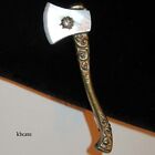 Vtg Antique Pre Prohibition Carry A Nation Hatchet Temperance Pin Mother O Pearl