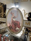 Antique 1920 s Pub Mirror Ind  Coope   Cos Burton Ales Limited Trademark
