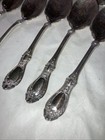  8  International 1847 Rogers Sharon Silverplate Ice Cream Spoons   Sugar Spoon