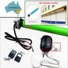 Roller Shutter Garage Shop Door Tubular Motor Remote Control   2 Wireless Fobs