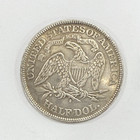 1866 Seated Liberty Half Dollar 50c