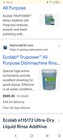 Ecolab 6115172 Trupower Dish Machine Rinse Additive Heavy Duty 5 Gal     Bh
