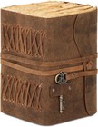 600 Page 8x6 Genuine Leather Bound Handmade Vintage Journal Notebook For Men    