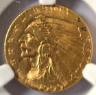 1909 Indian Head Quarter Eagle -  2 5 Gold Coin - Ngc Ms62