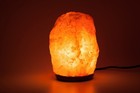 Hemingweigh Himalayan Salt Lamp 12 2  Natural Crystal Wooden Base Night Light