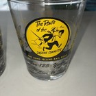 Lot 2 Vintage  Long Island Railroad  Ny Lirr Dashing Dan Cocktail Drink Glasses