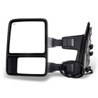Pair Chrome Tow Mirrors For 08-16 F250-550 Super Duty Power Heated Turn Signal