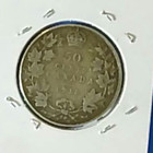 1918 Canada Silver 50 Cents Half Dollar King George V  925 Sterling Silver Coin