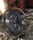 Vintage 1950   s Metal Gyroscope Spinning Top Classic Toy