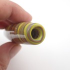 Big 3  Inches Long Focal Tribal Wound Glass Trade Bead African Estate Collection