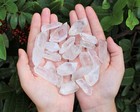 2000 Carat Lot Natural Clear Quartz Points  40 - 60 Crystals  Reiki Healing Wand