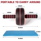 Ab Roller Wheel  Abs Workout Equipment For Abdominal   Core Strength Training   
