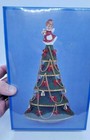 Frank s Crafts Musical Rotating Christmas Tree Ornament Kit Vtg Sequin Bead Rare