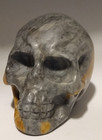 2  Natural Ocean Jasper     oj   94g Hand Carved Crystal Skull Realistic Healing