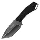 Tactical Full Tang Black Stonewashed Survival Hunting Fixed Blade Knife   Sheath