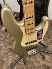  2017 Usa  Fender American Elite Jazz Bass Champagne Gold Discontinued W  Ohsc