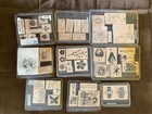 Stampin    Up   Wood Mount Rubber Stamp Sets  Mixed Themes  Some Rare--you Choose 