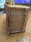 Fortnum Mason F m Euc Classic Wicker Basket Picnic Gift Hamper 16 In
