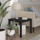 Parsons End Table  Espresso
