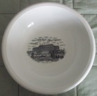 1876 Centennial Souvenir Onondaga Pottery Ironstone China Extra Large Wash Basin