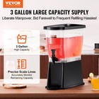 Vevor Beverage Dispenser 3 Gallon Drink Dispenser For Parties Plastic Juice
