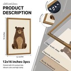 Nursery Wall Art Baby Canvas Pictures Bear Wall Decor Boys Room Prints Kids P   