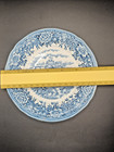 Vintage Salem Olde Staffordshire Blue English Village 6-1 2  Bread Plate s  Old