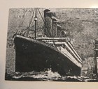 Rare 1912 Titanic White Star Line Post Card Bamforth Pre Sinking Post Mark Apr 8