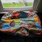 Infantino Baby Multi Color Patchwork Shopping Cart   High Chair Cover W turtle